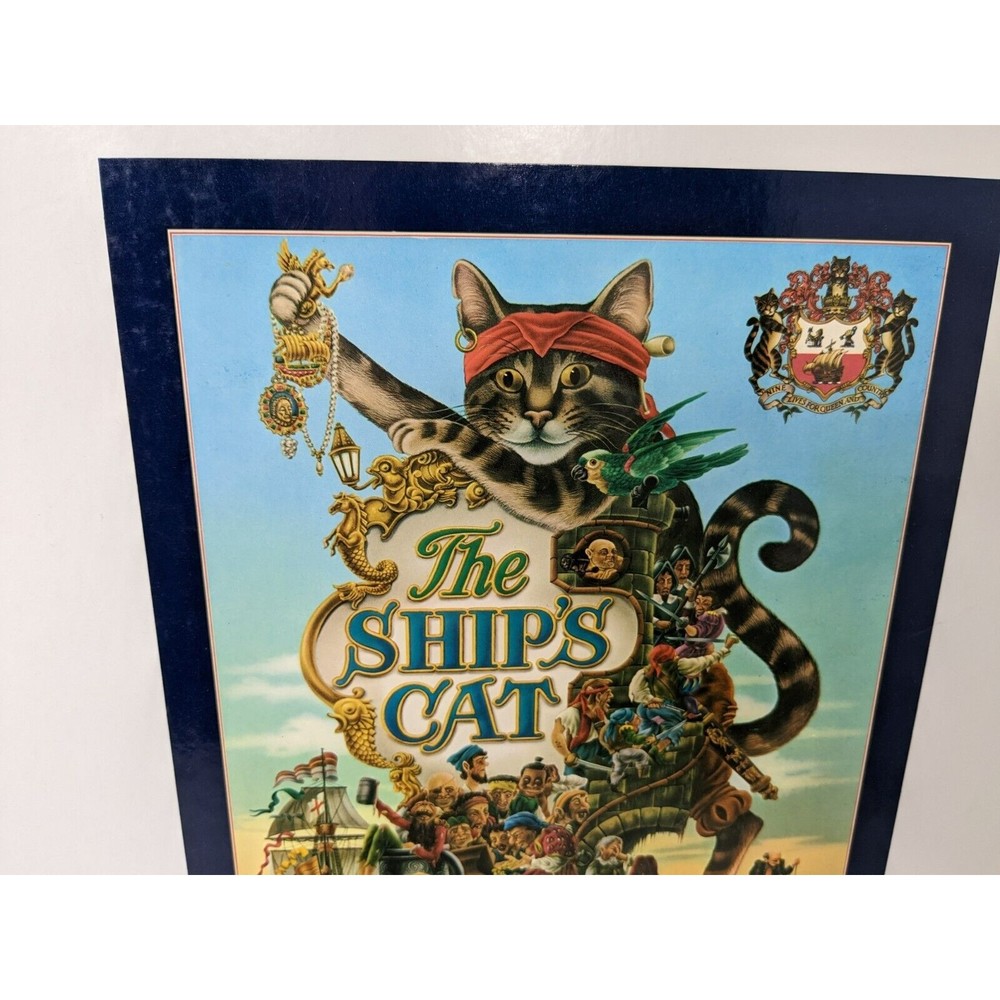 Richard Adams The‎ Ship's Cat Watership Down Book Store Display Sign Standee VTG - Picture 10 of 12